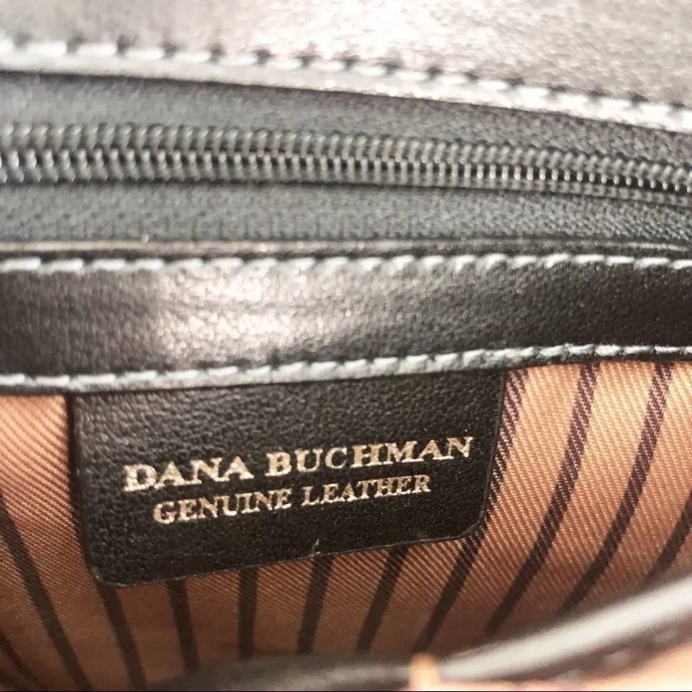 DANA BUCHMAN | Genuine Leather Crossbody Bag Gray